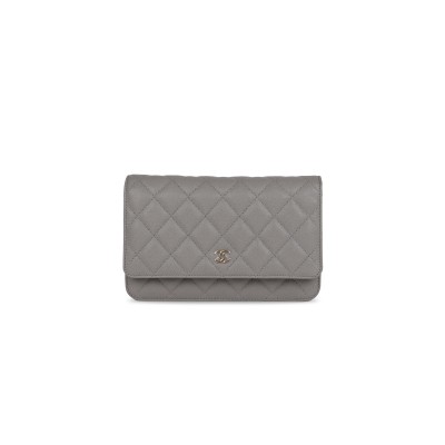 CHANEL CAVIAR QUILTED WALLET ON CHAIN WOC 1803779 (19*13*4cm)